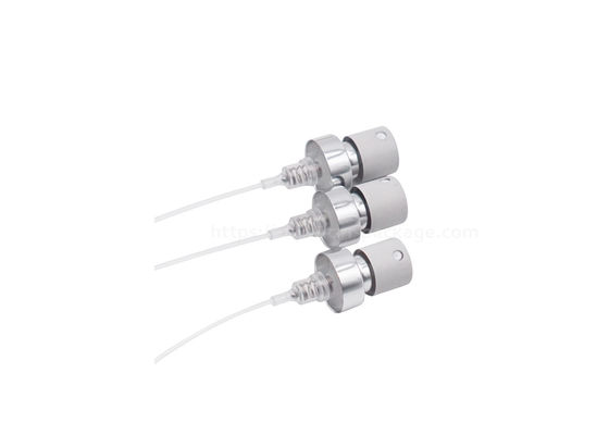 অ্যালুমিনিয়াম ক্রিম্প পারফিউম স্প্রে পাম্প নন স্পিল সাদা রঙ Fea18 প্রসাধনী