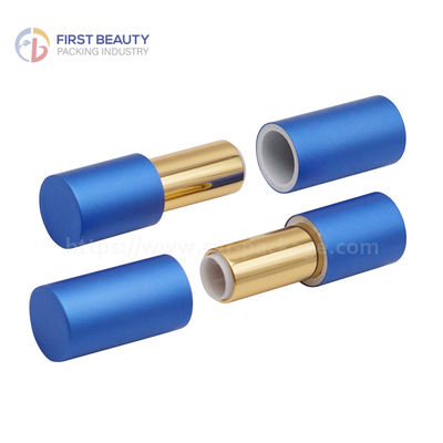 কাস্টম ডিজাইনের গোলাকার খালি লিপস্টিক কন্টেইনার ৩.৮ গ্রাম ক্যাপাসিটি এবং স্ন্যাপ অন স্টাইল সহ