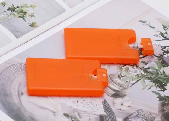 পারফিউম অ্যাটোমাইজার 20ml প্লাস্টিক ফাইন মিস্ট স্প্রে বোতল কমলা পরিষ্কার রঙ